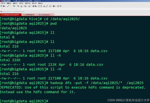 基于Hadoop、Spark與Hive的空氣質(zhì)量預(yù)測與分析可視化系統(tǒng)設(shè)計與實現(xiàn)
